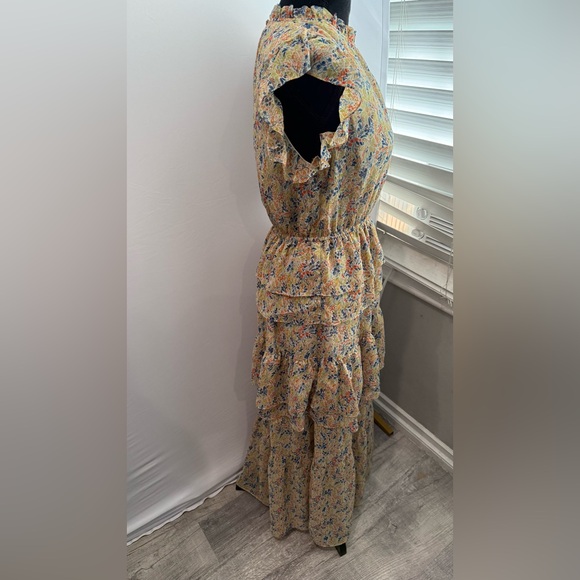 THML Floral Ruffle Dress - Multicolor - Picture 2 of 4